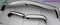 Mercedes Pagode W113 bumper (1963 -1971) by stainless steel 