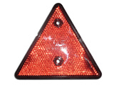 Dreieckige rote Reflektoren
