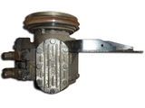 Compressor with clutch and bracket