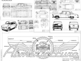 Wallpaper - drawings of Soviet retro cars