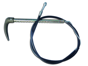 The hand lever, handbrake cable assy  