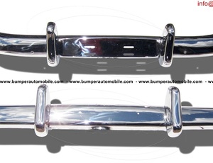 Volvo PV 544 Euro bumper (1958-1965) in stainless steel 