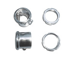 Clamps and nuts chrome
