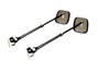 Rear view mirror assembly with mountings  GAZ 51 63