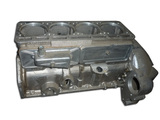 Cylinder block with clutch housing