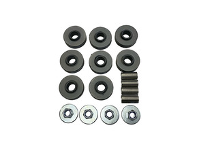 Set of transfer case suspension pads with fasteners GAZ-69