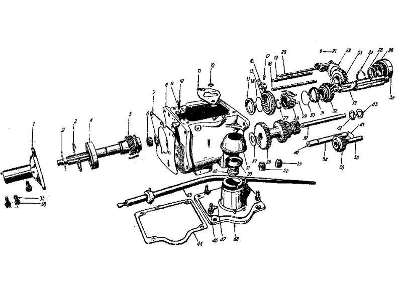 Getriebe Oberteil Schalthebel Montage Für 46-71 für Jeeps & Willys Mit T-90  @ UK