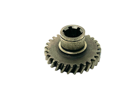 Pinion gear of the fourth drive of a gear box the leader